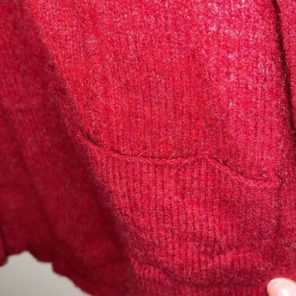EILEEN FISHER Wool Button Front Collared Sweater - Picture 5 of 7